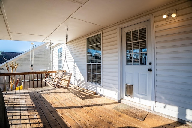 view of deck