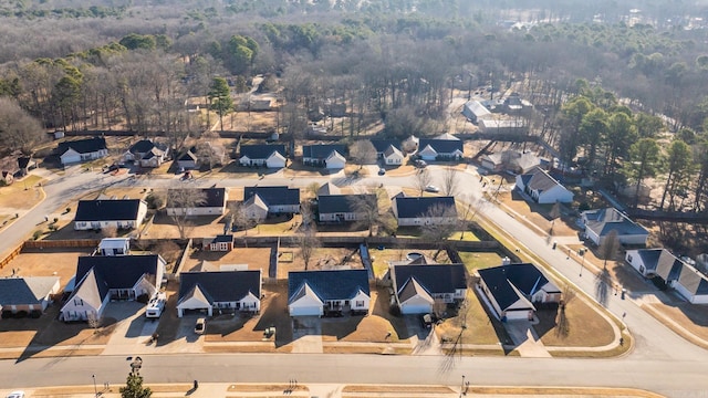 drone / aerial view featuring a residential view