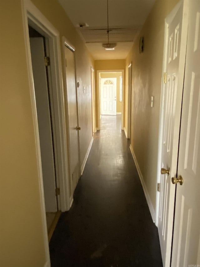 hall with baseboards