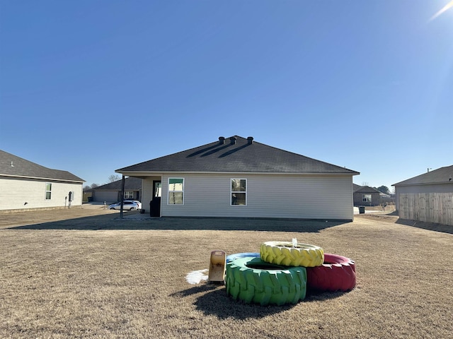 view of rear view of property