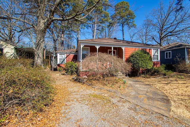 view of front of home