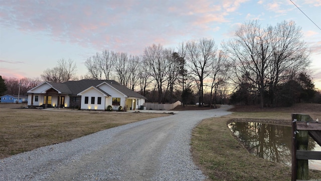 view of street with driveway