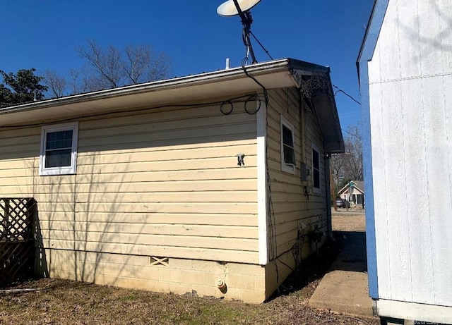 860 Ash St, Prescott, AR 71857 - view of side of home with crawl space