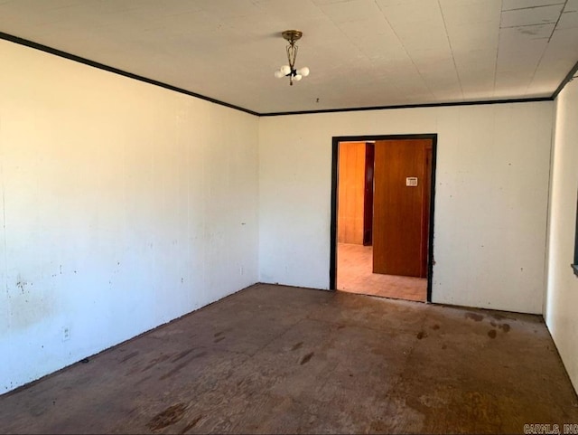860 Ash St, Prescott, AR 71857 - spare room with ornamental molding