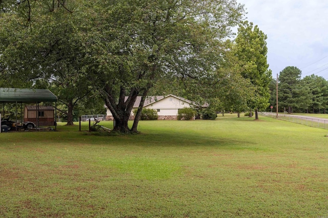 view of yard