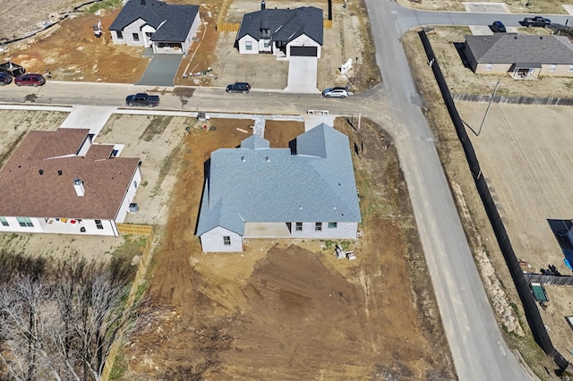 birds eye view of property featuring a residential view