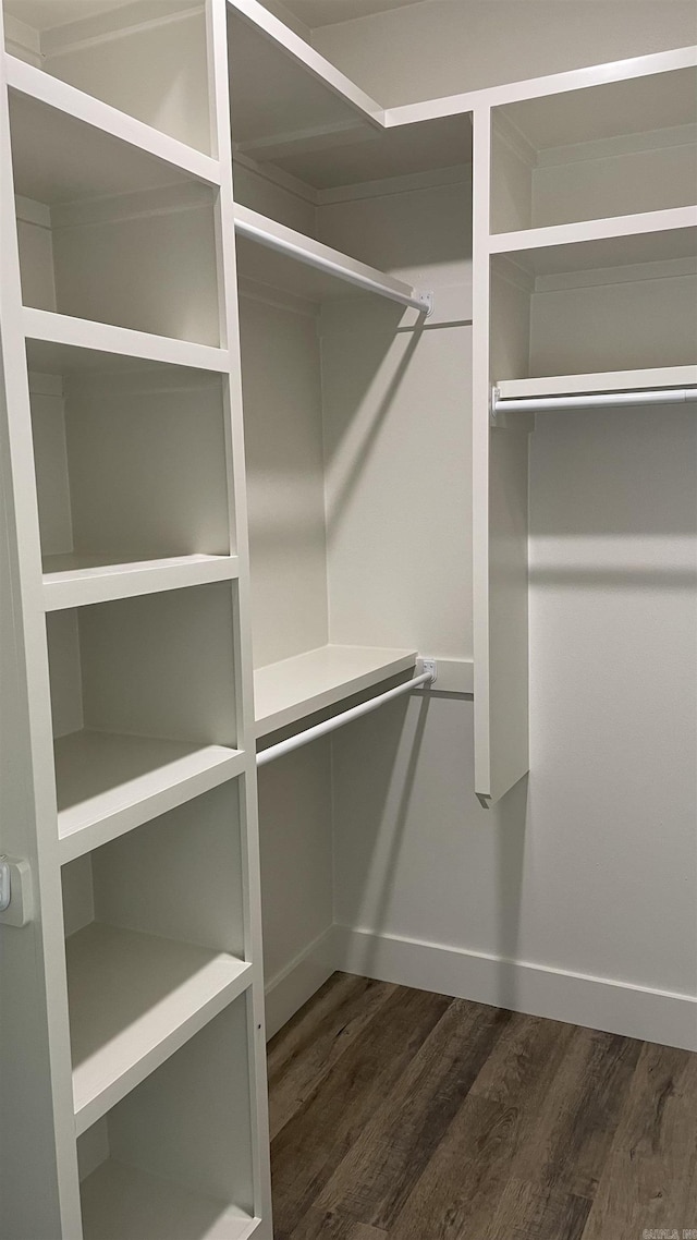 8 Dandelion, Greenbrier, AR 72058 - walk in closet featuring dark wood finished floors
