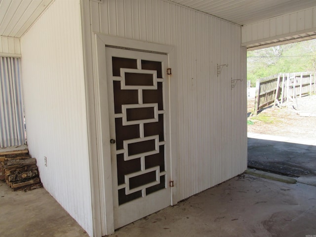 view of entrance to property