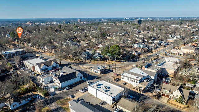 bird's eye view featuring a residential view