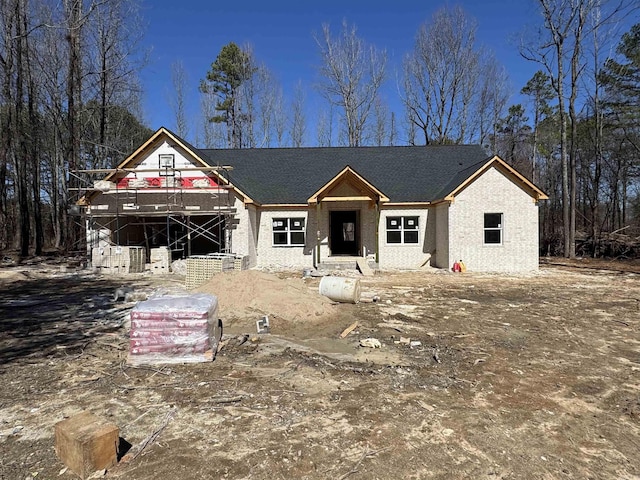 view of property in mid-construction