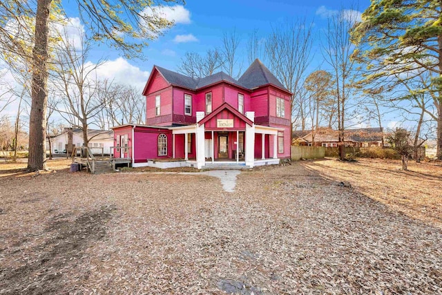 view of victorian home