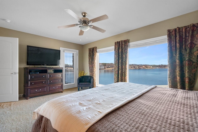 101 Long Island Dr Unit 202, Hot Springs National Park, AR 71913 - bedroom with carpet and a ceiling fan