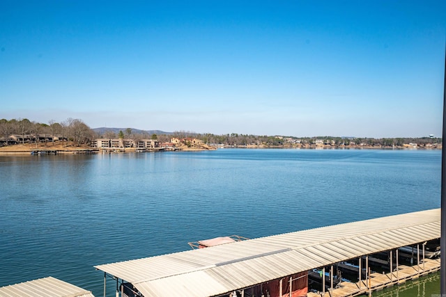 101 Long Island Dr Unit 202, Hot Springs National Park, AR 71913 - view of dock with a water view