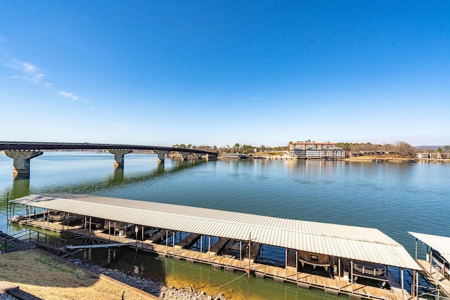 101 Long Island Dr Unit 202, Hot Springs National Park, AR 71913 - view of dock with a water view