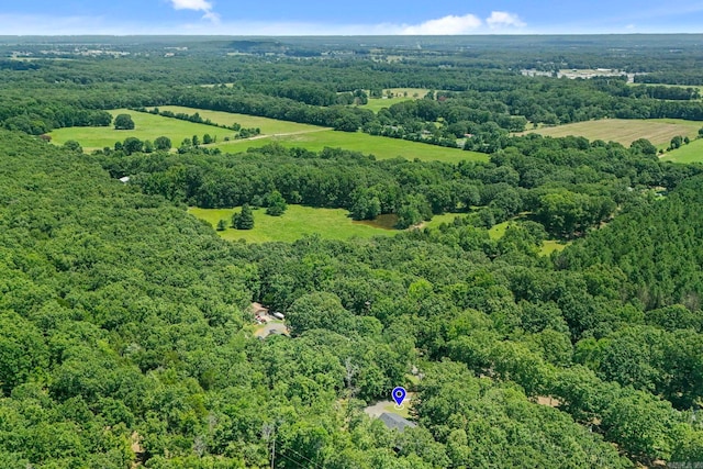 aerial view with a view of trees