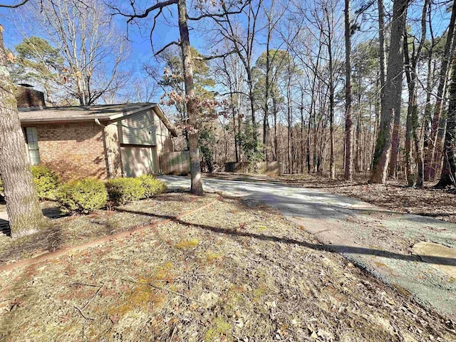 exterior space with driveway