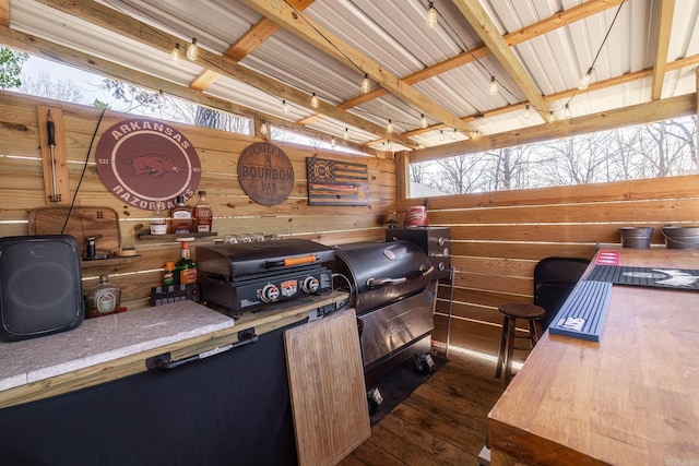 view of patio / terrace with a grill