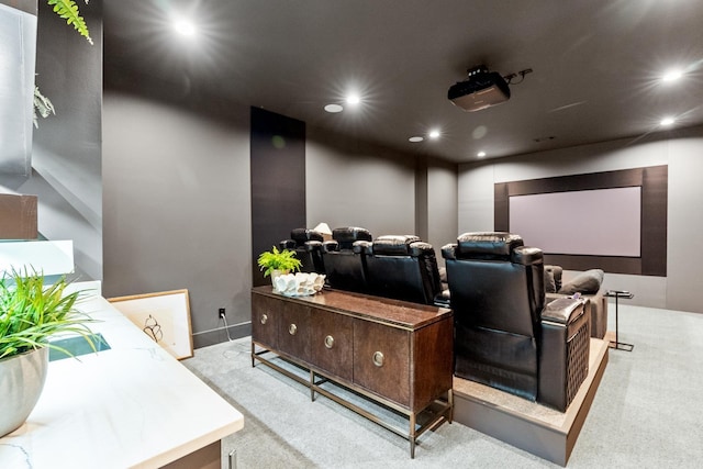 108 Mornay Ln, Little Rock, AR 72223 - carpeted home theater with recessed lighting