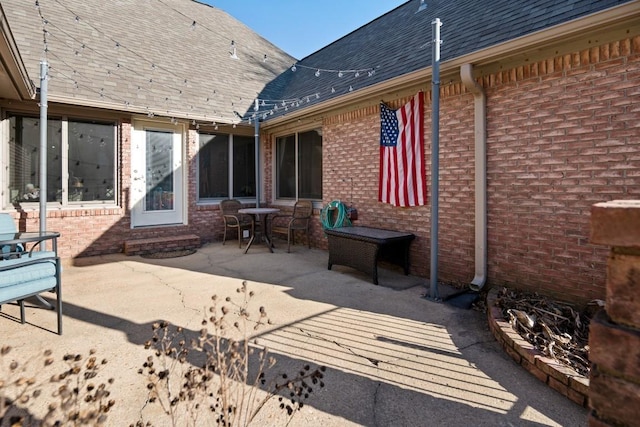 view of patio with entry steps