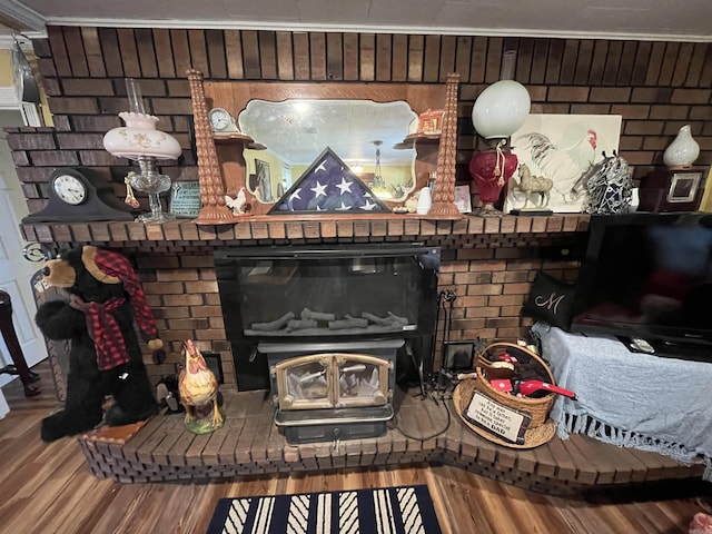 room details featuring wood finished floors