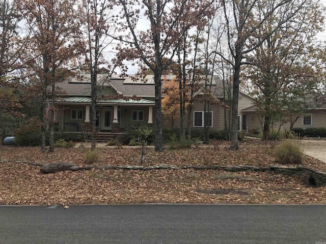 view of front of house with a porch