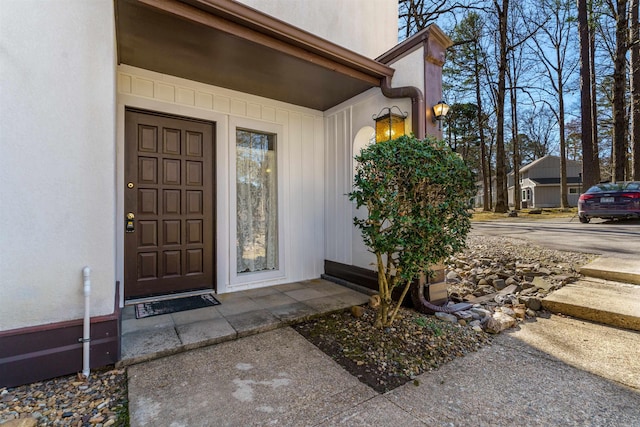 view of entrance to property