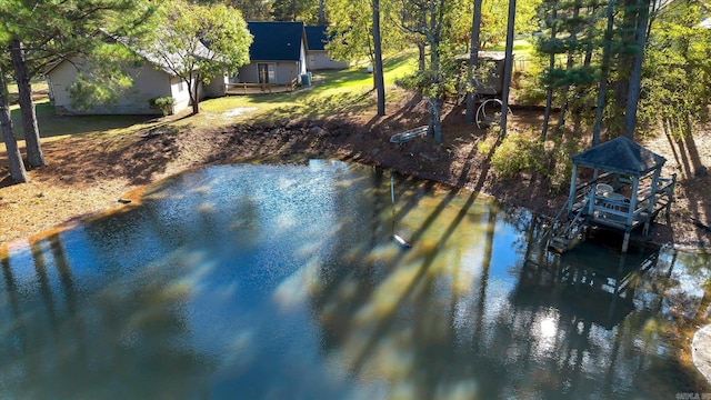 view of water feature