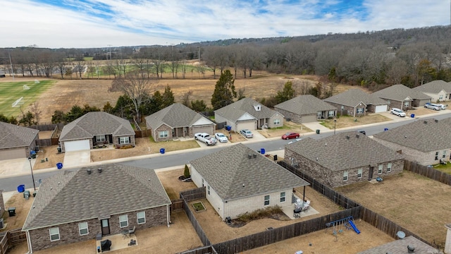 drone / aerial view featuring a residential view