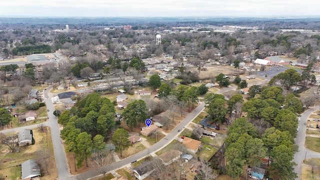 birds eye view of property featuring a residential view