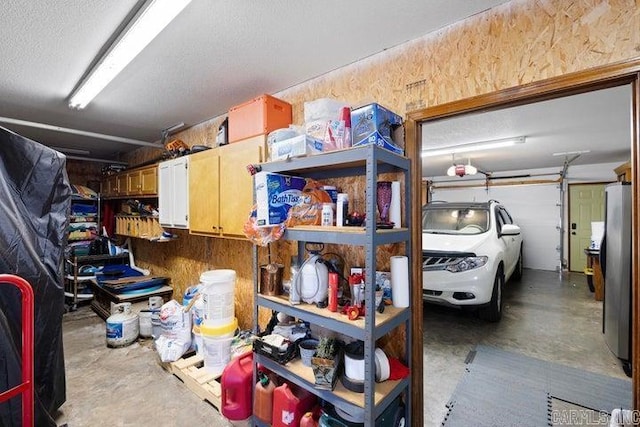 storage area with a garage