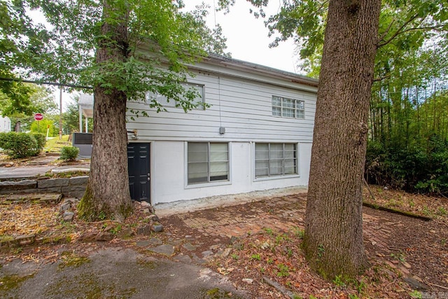 view of rear view of property