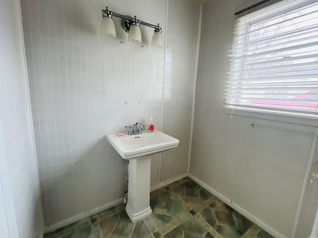 bathroom with a sink