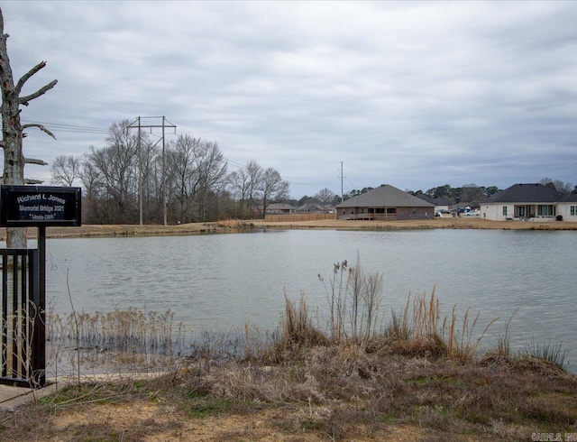 property view of water