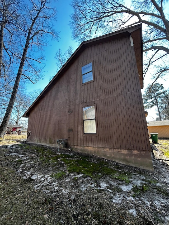 view of side of property