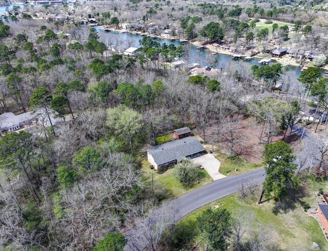 121 Chappel Hill Rd, Hot Springs, AR 71913 - birds eye view of property featuring a water view