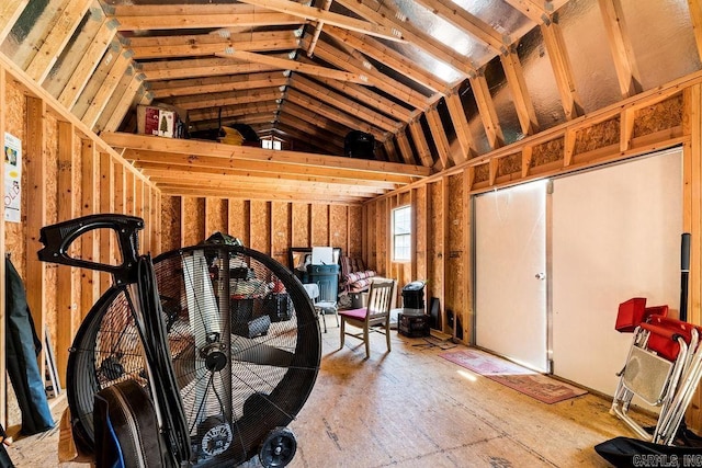 view of storage room