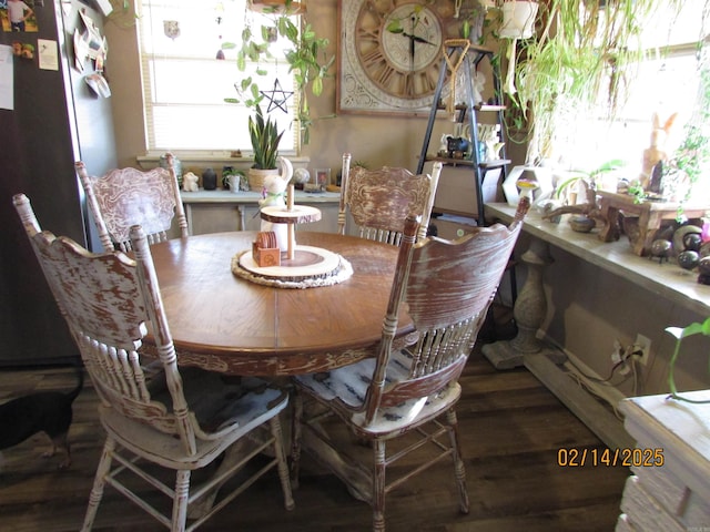 view of dining area