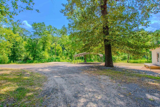 view of road