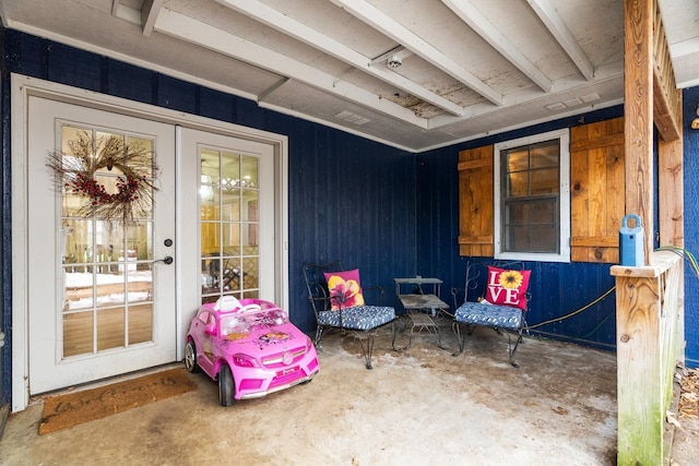 view of patio / terrace with french doors