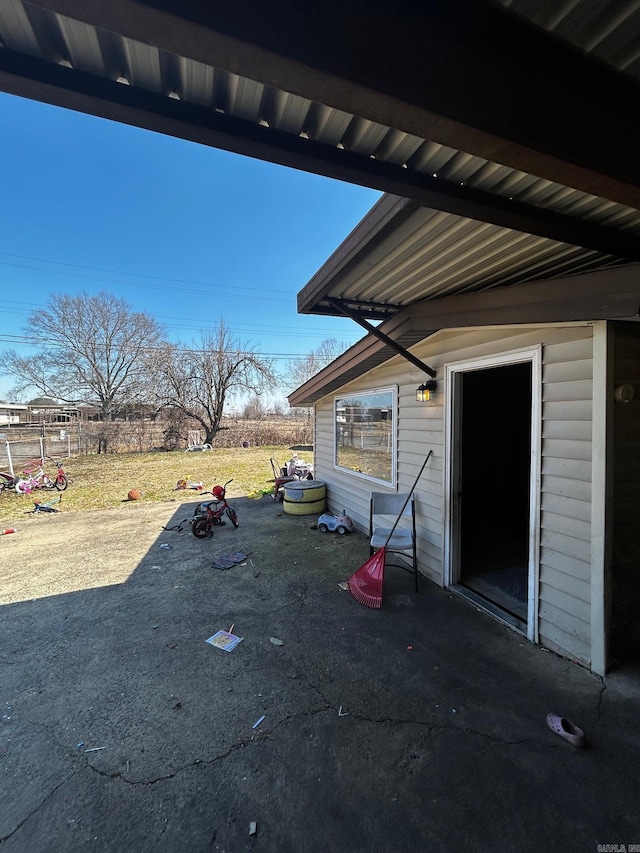 view of patio / terrace