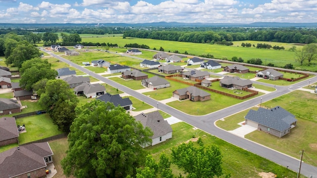 bird's eye view featuring a residential view
