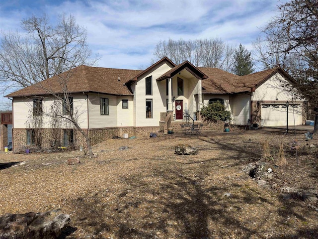 ranch-style house with a garage