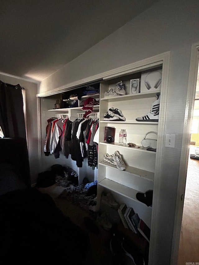 view of closet