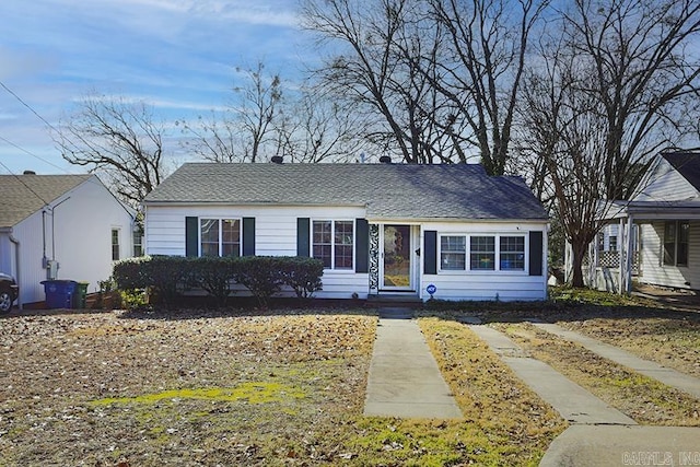 view of ranch-style house