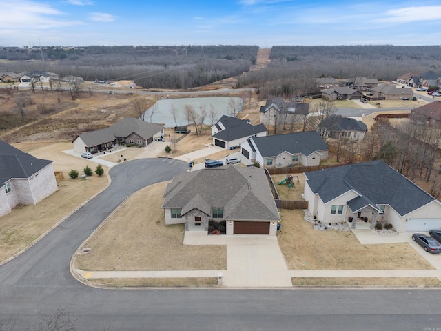 birds eye view of property featuring a residential view