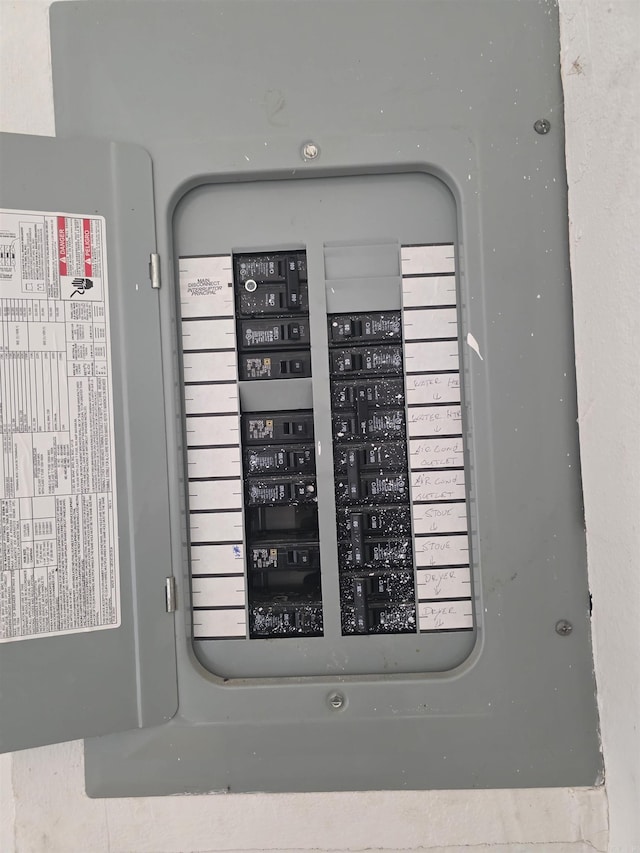 utilities with electric panel