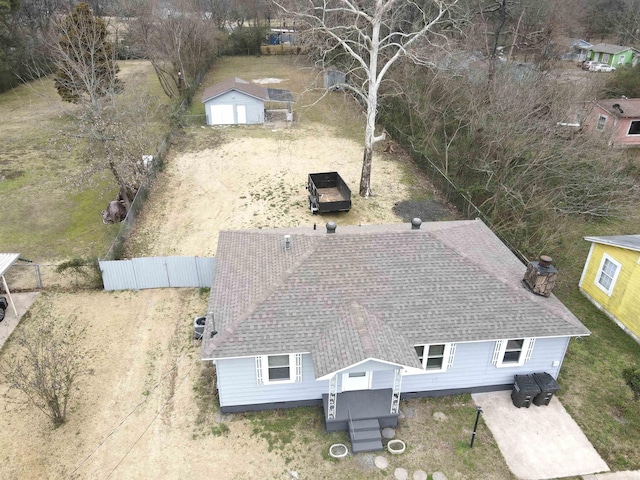drone / aerial view