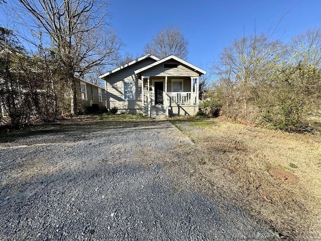 view of front of house with a porch