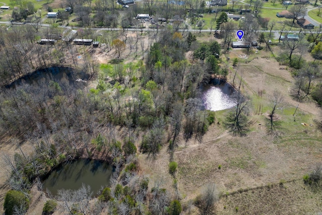 1580 Ridge Rd, El Paso, AR 72045 - bird's eye view with a water view
