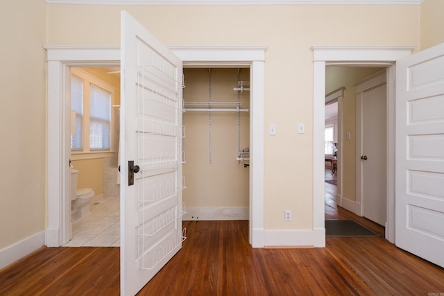 view of closet